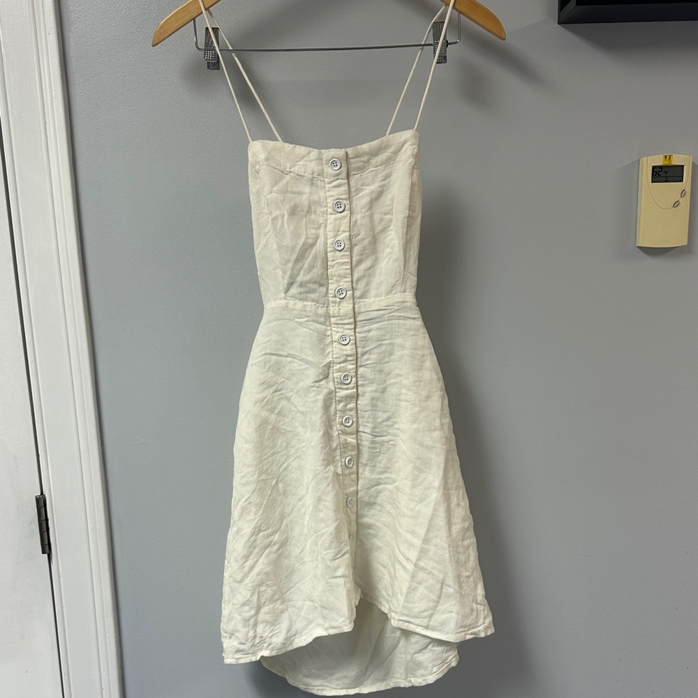 Maeve Open Back Linen Dress